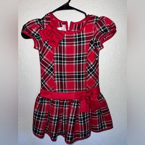 Size 5 Black & Red Plaid Dress
